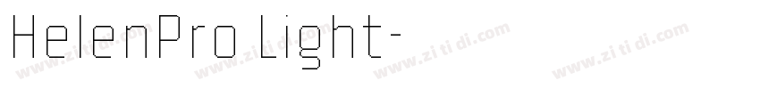 HelenPro Light字体转换